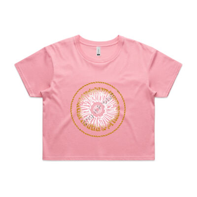 mantradalla gold - Womens Crop Tee Thumbnail