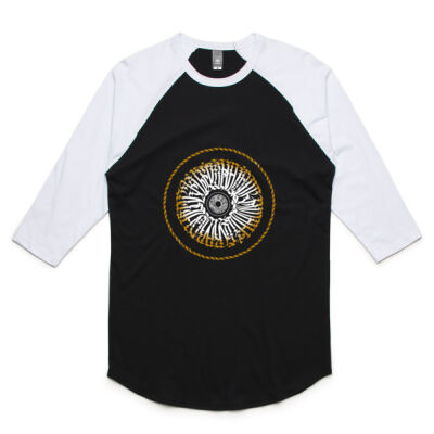 mantradalla gold - Mens Raglan Tee Thumbnail